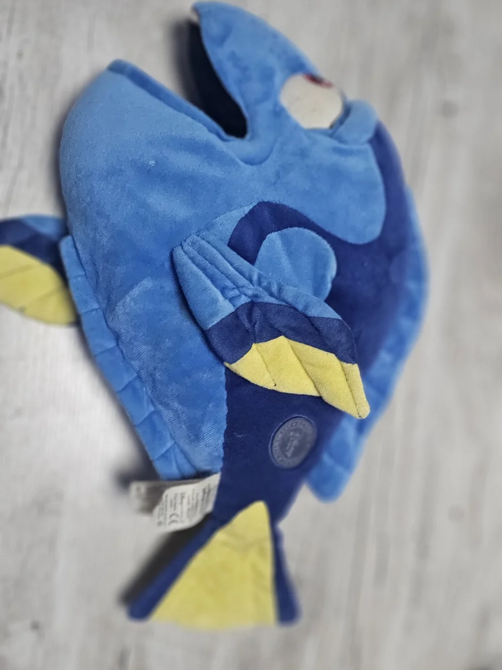 Disney Blue Plush Fish Pet Bed - Soft Toy-Style Aquarium Cushion